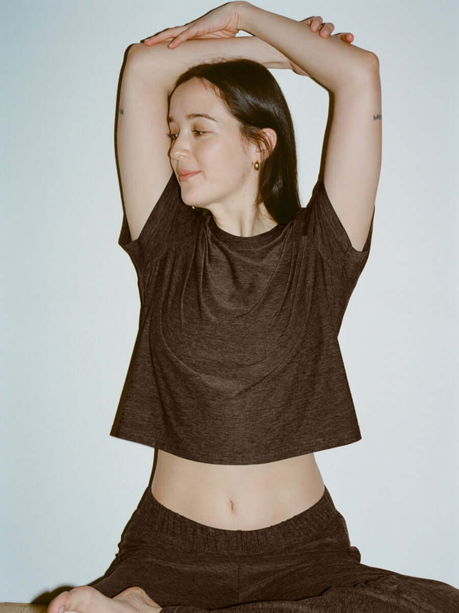 CloudKnit Boxy Shortsleeve Dark Bay