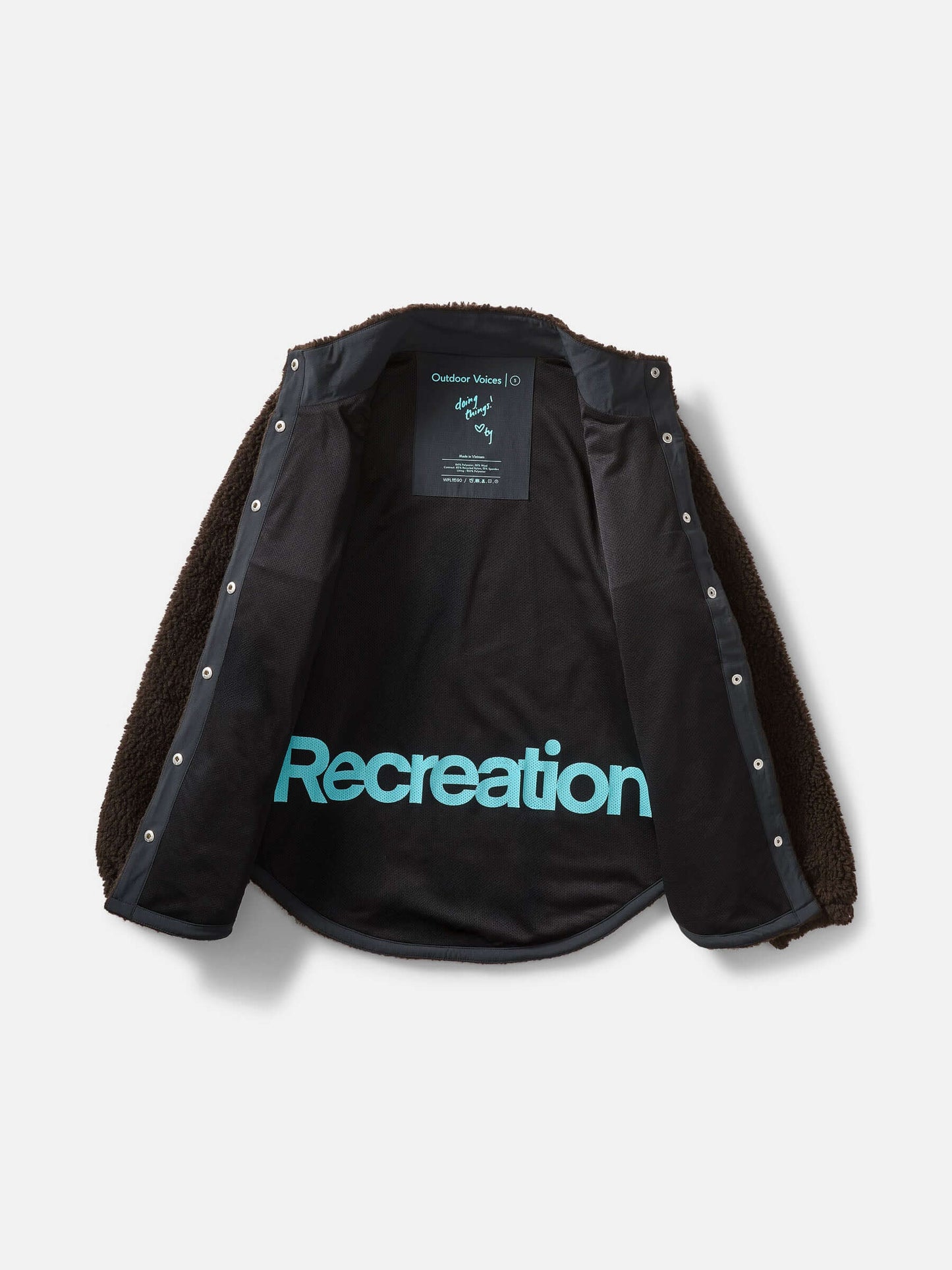 Candy Fleece Snap Jacket Earth