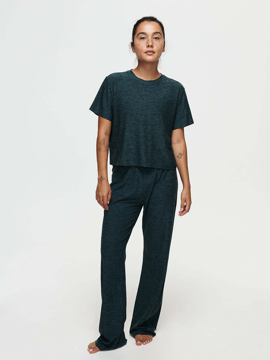 CloudKnit Wide Leg Pant Balsam