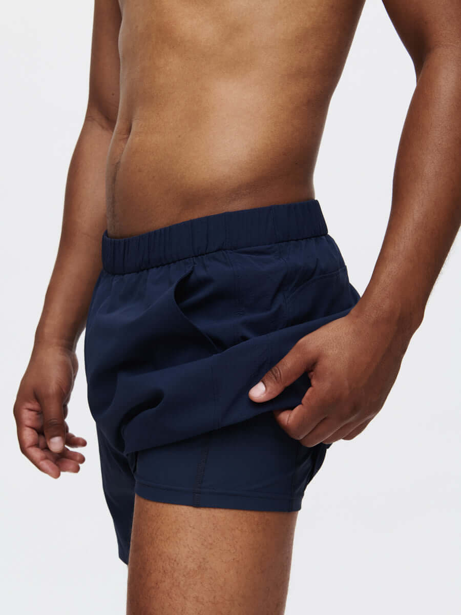 High Stride 5" Short with Pockets Navy