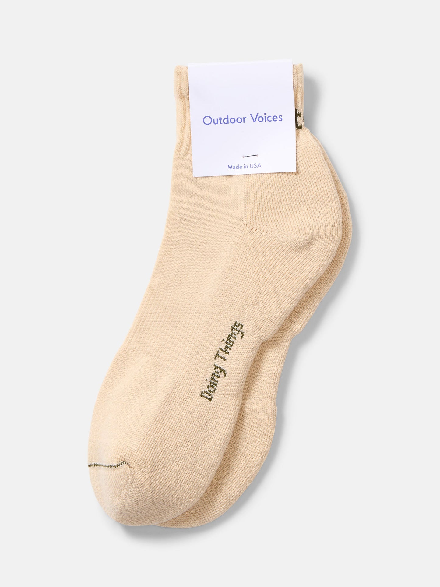 OV Rec Ankle Sock Burlap