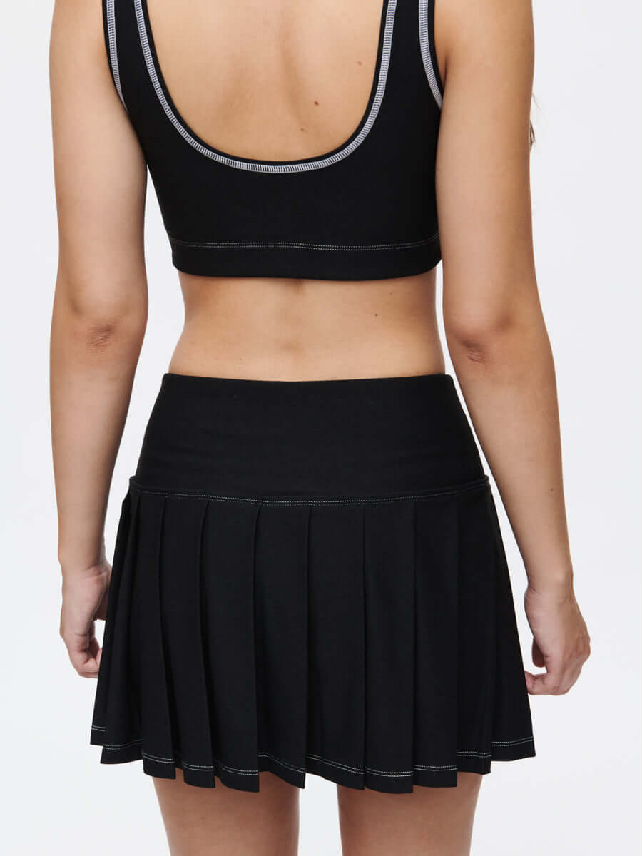Doing Things 3" Skort Black
