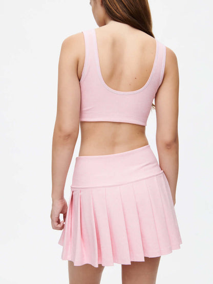 Doing Things 3" Skort Guava