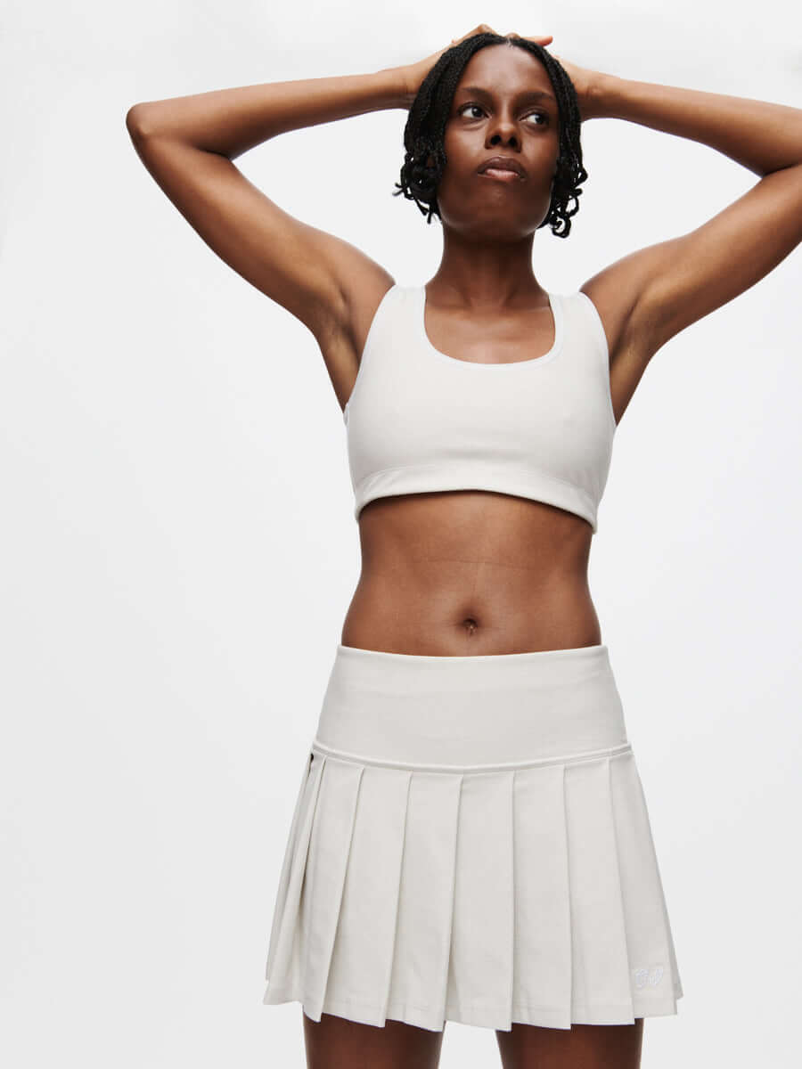 Doing Things 3" Skort Sand
