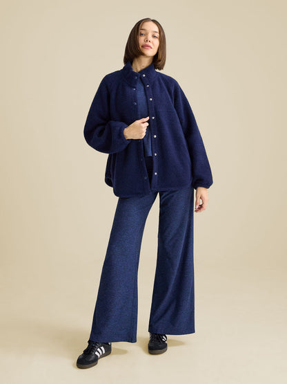 MegaFleece Snap Jacket Navy