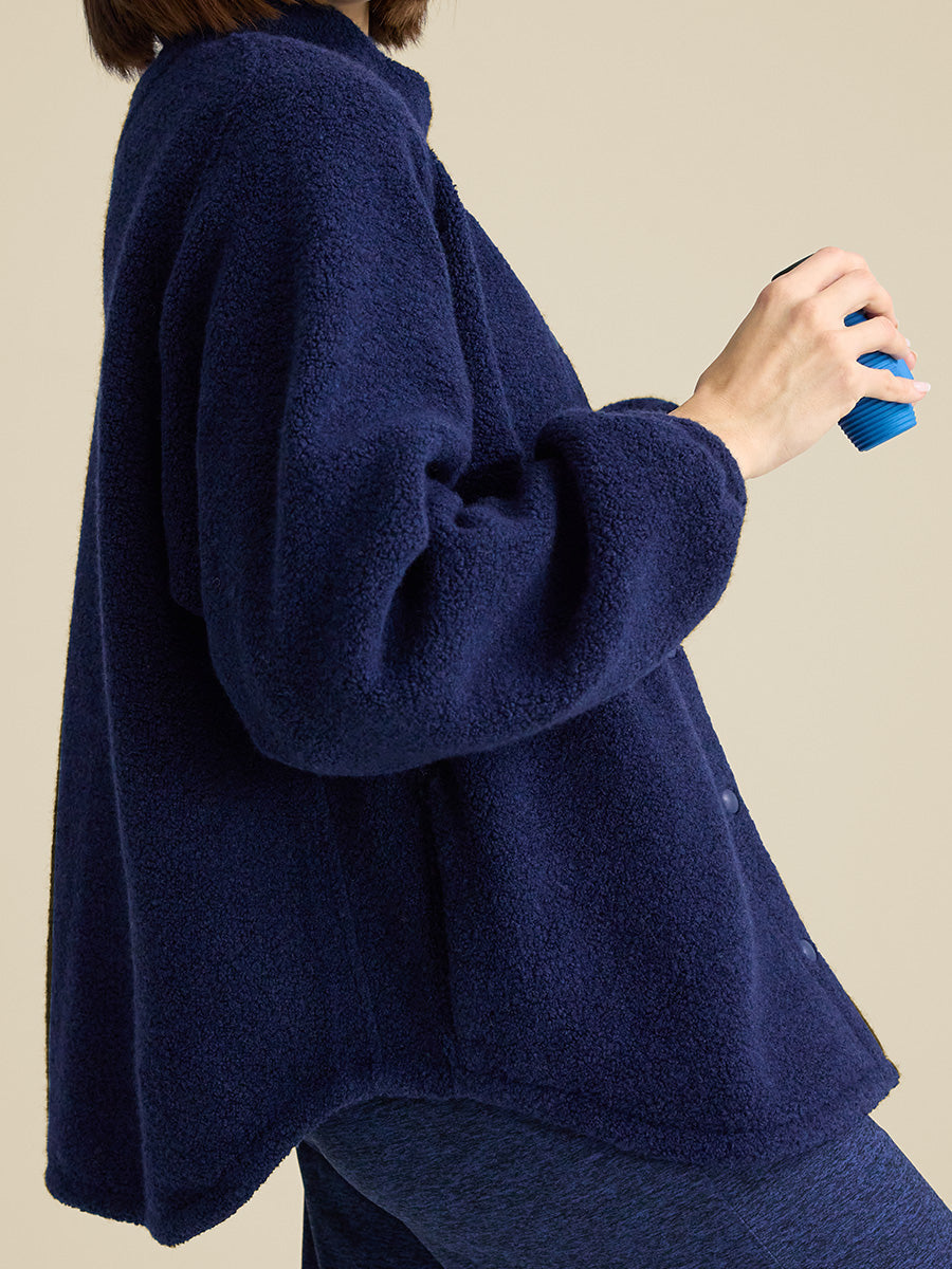 MegaFleece Snap Jacket Navy