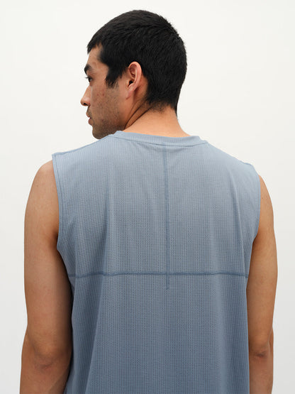 ThinkFast Mesh Muscle Tank Granite