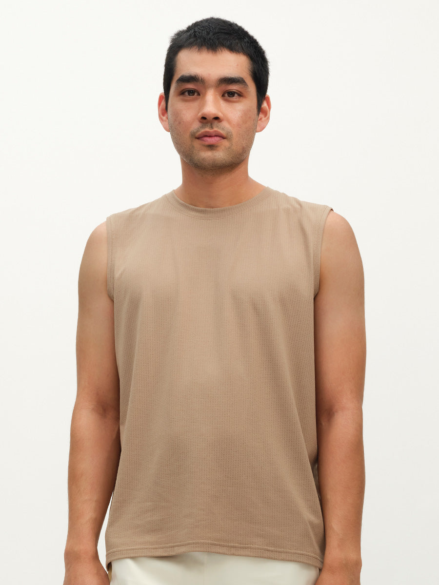 ThinkFast Mesh Muscle Tank Light Bay