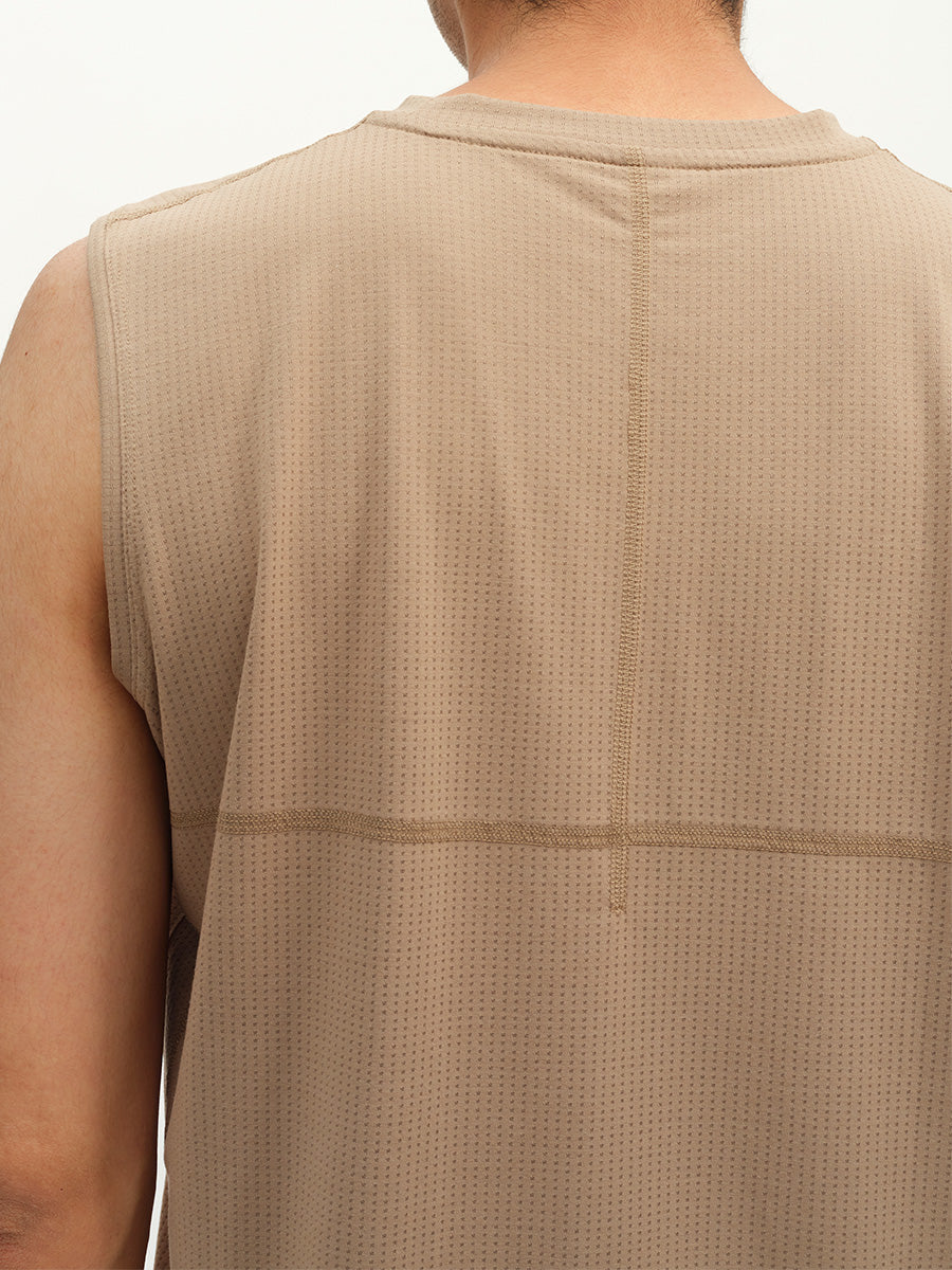 ThinkFast Mesh Muscle Tank Light Bay
