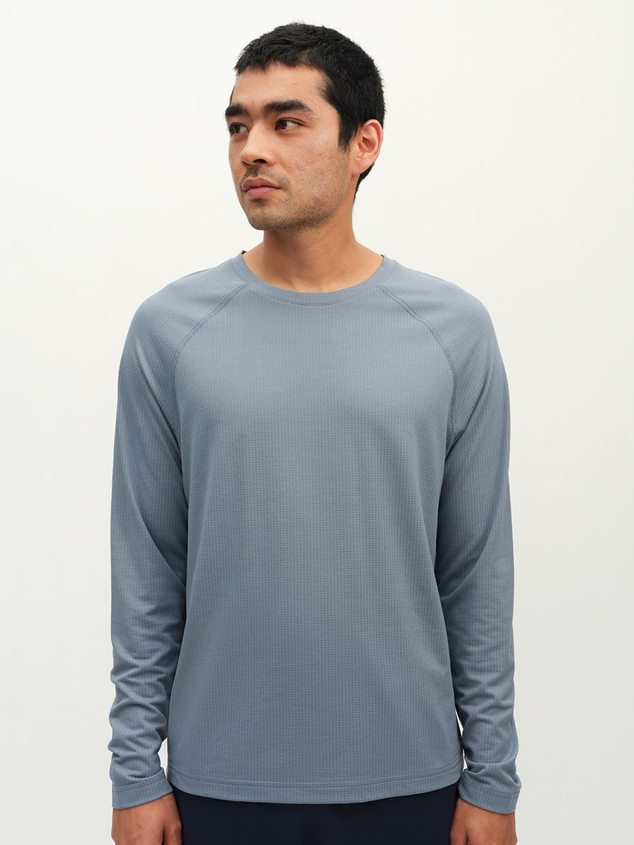 ThinkFast Mesh Longsleeve Granite