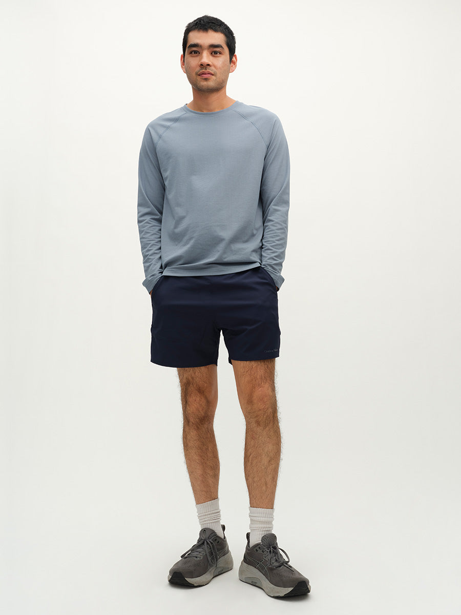ThinkFast Mesh Longsleeve Granite