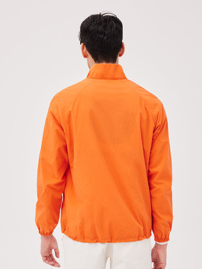 RecNylon 1/4 Zip Jacket Orangeade