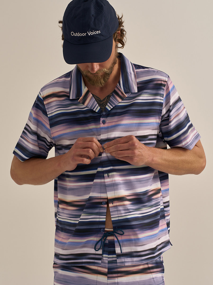 SolarCool Camp Collar Rainstorm Blur