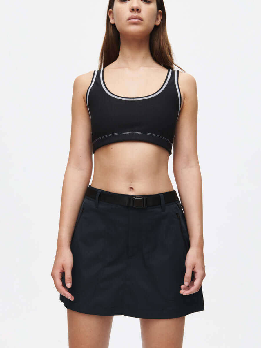 Outdoor 4" Skort Black