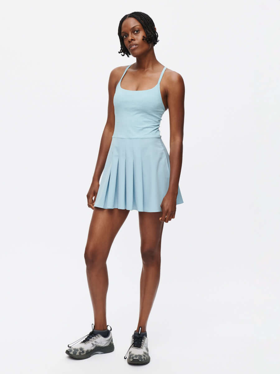 Sporty Dress Blue Dust Multi