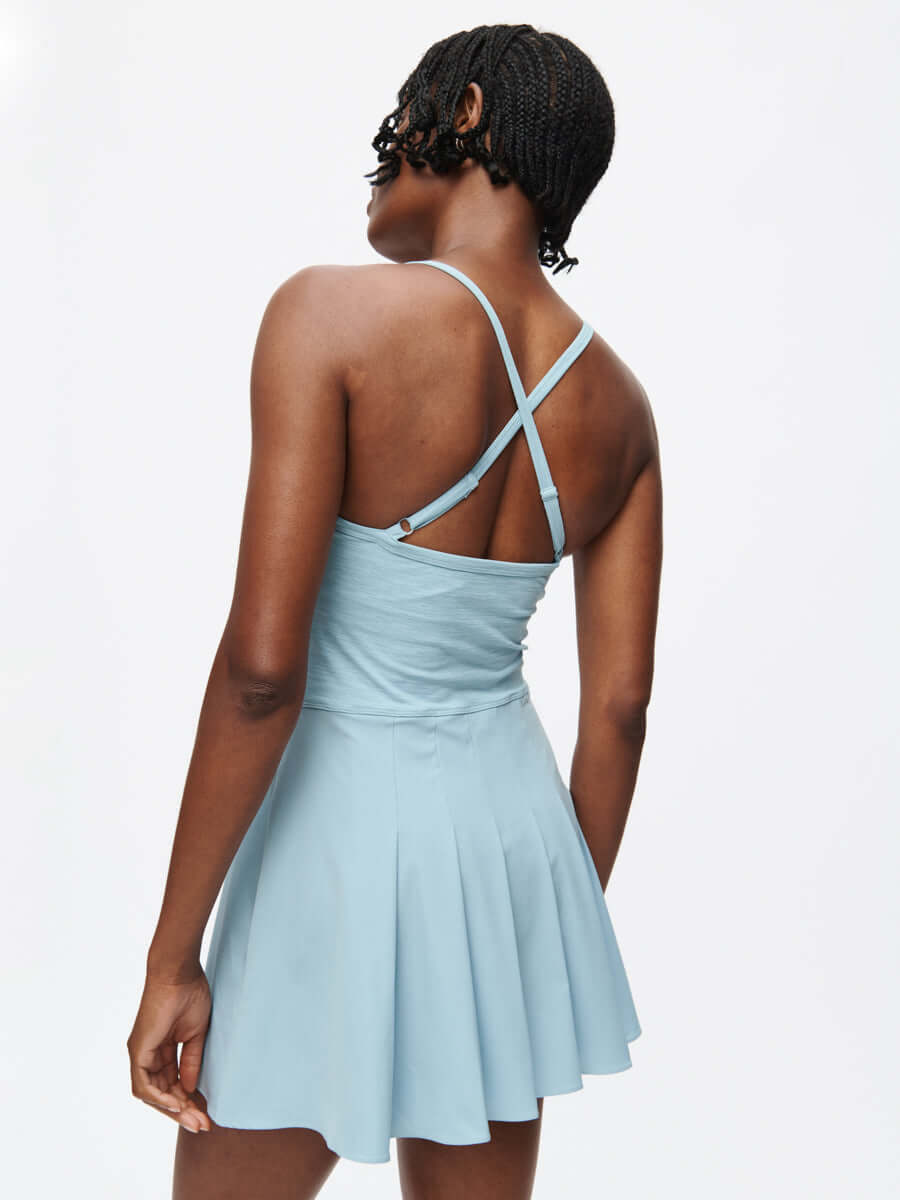 Sporty Dress Blue Dust Multi