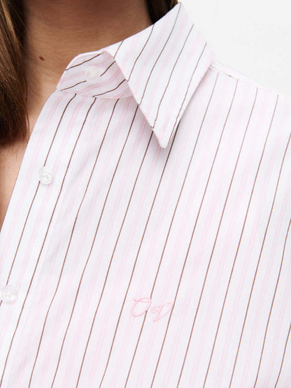 Striped Sun Shirt Guava
