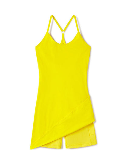 The Exercise Dress Canary Melon
