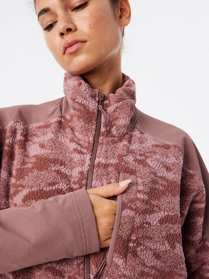 PrimoFleece Full Zip Deep Taupe Cloud