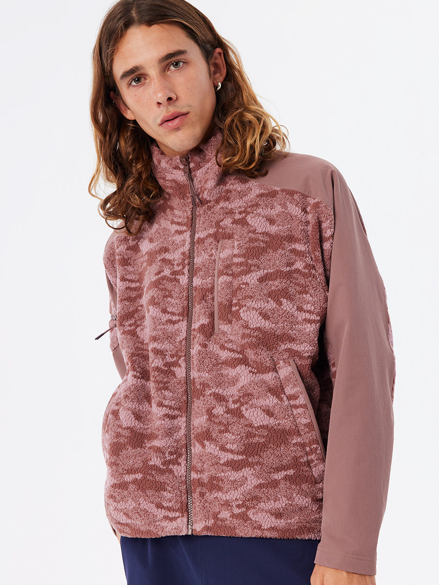 PrimoFleece Full Zip Deep Taupe Cloud