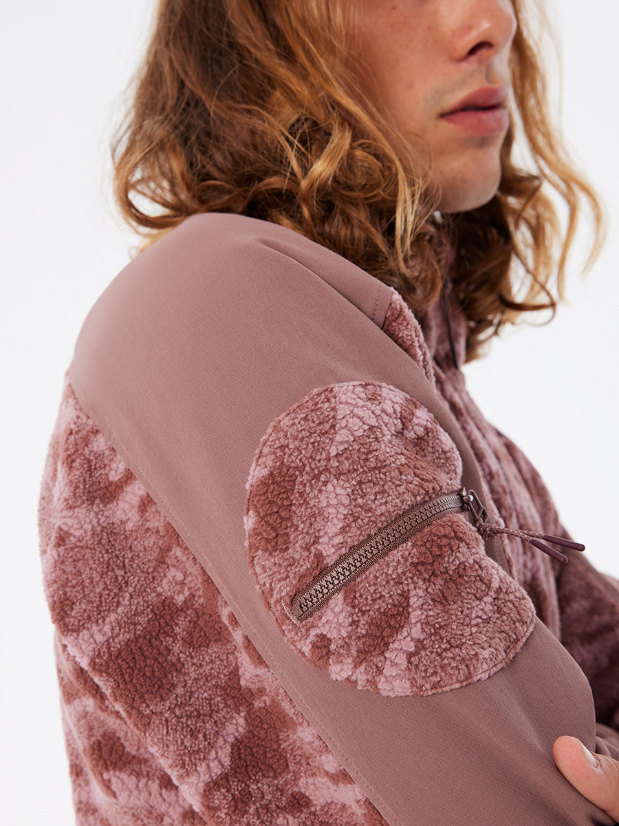 PrimoFleece Full Zip Deep Taupe Cloud