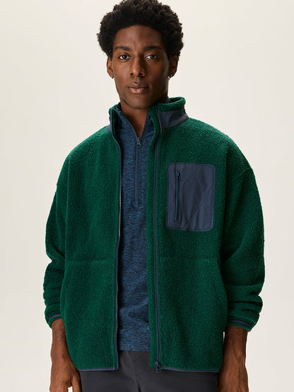 MegaFleece Full Zip Conifer/Navy