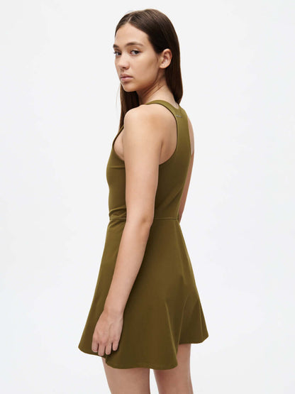 Volley Dress Dark Olive