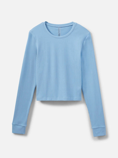 SuperForm Rib Longsleeve Morning Blue