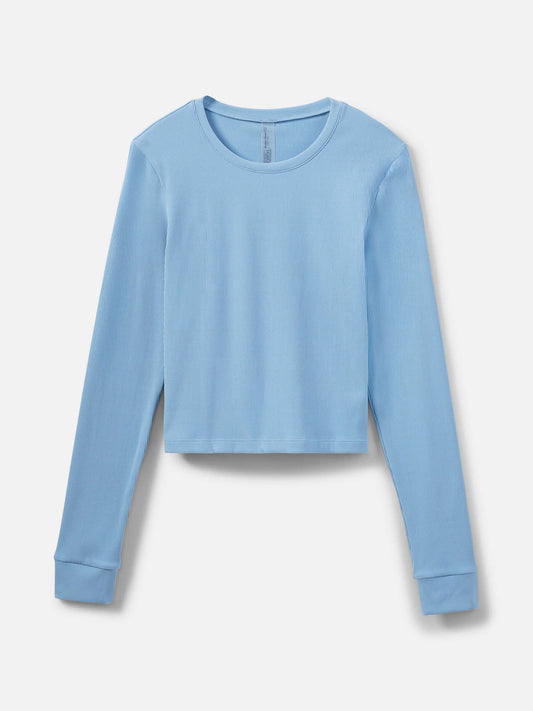 SuperForm Rib Longsleeve Morning Blue
