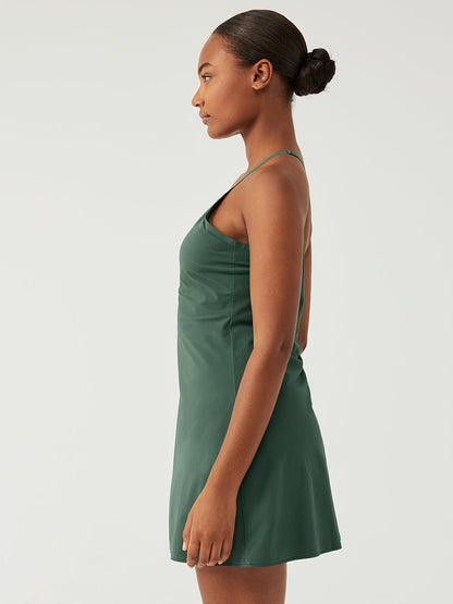 The Exercise Dress Evergreen