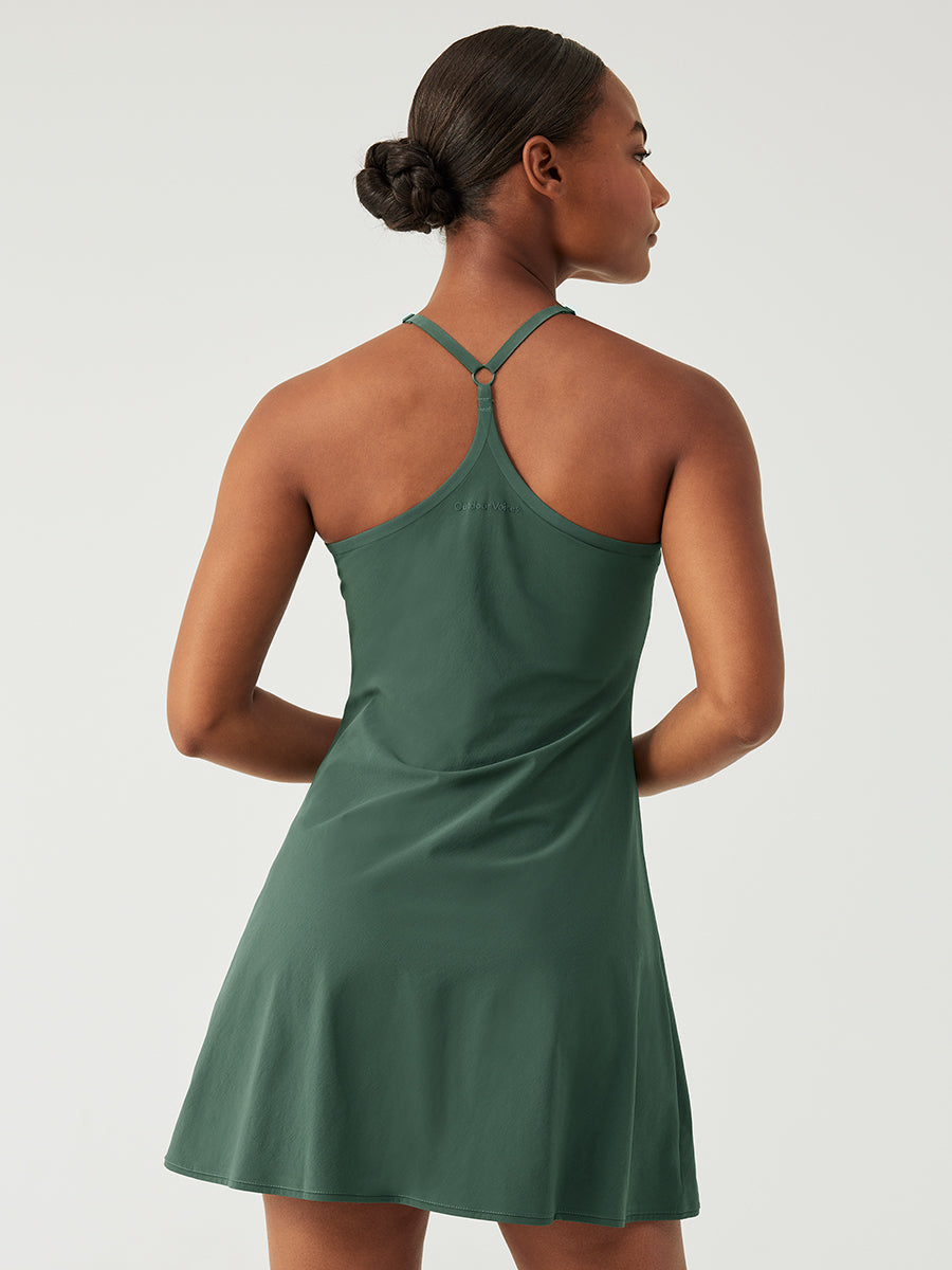 The Exercise Dress Evergreen