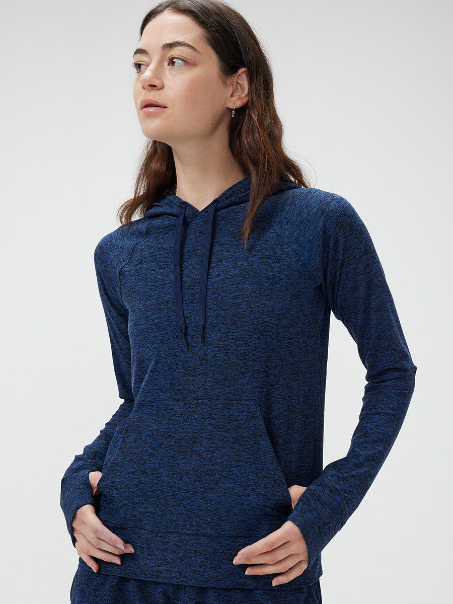 CloudKnit Hoodie Navy