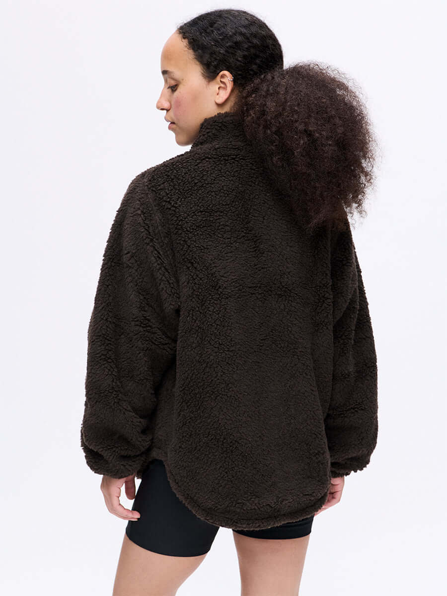 Candy Fleece Snap Jacket Earth