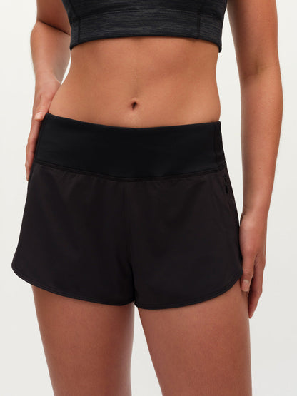 Hudson 2.5" Short Black