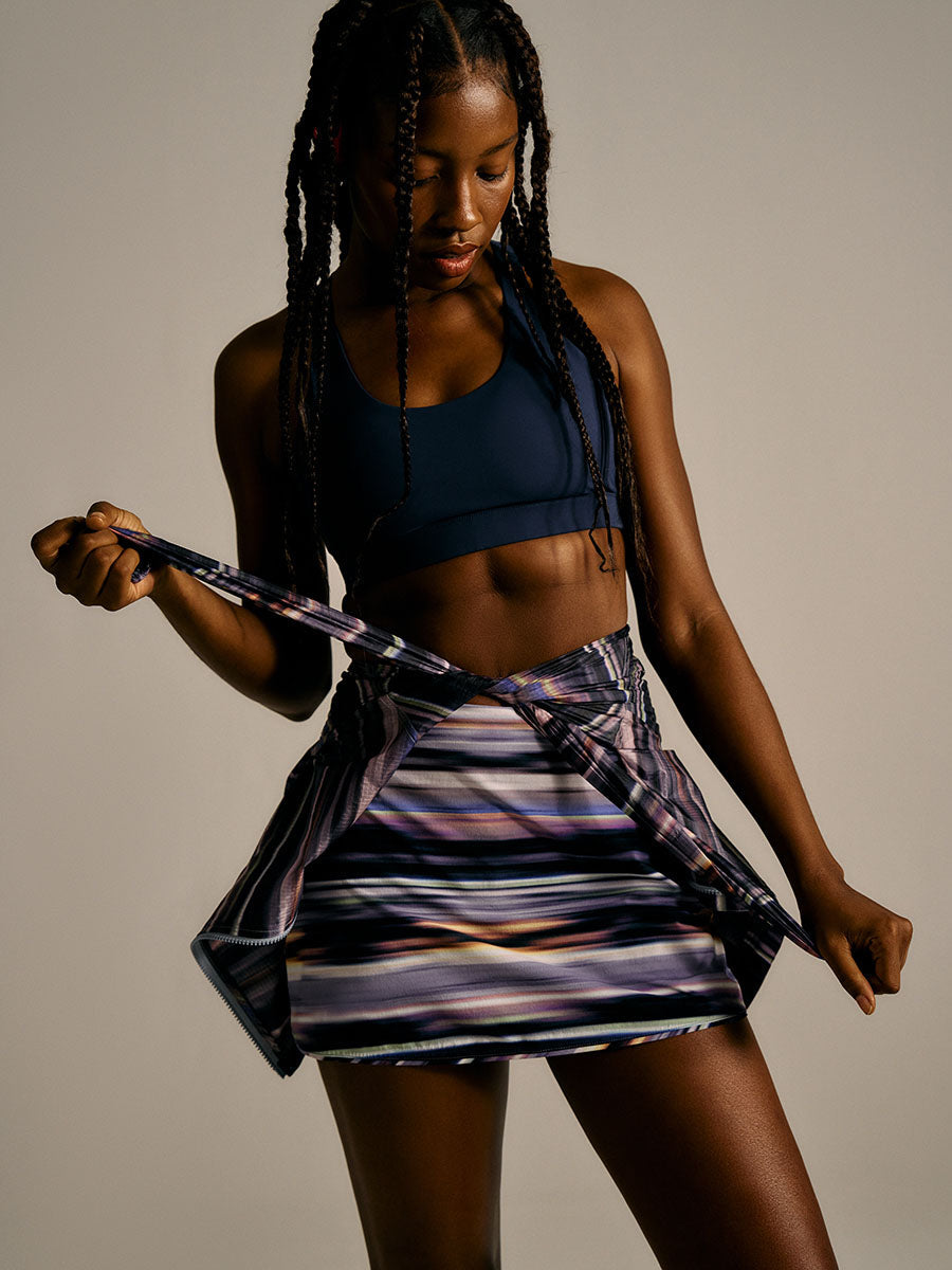 LightSpeed Minimal 3" Skort Rainstorm Blur