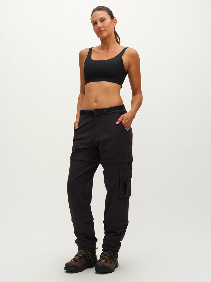 RecTrek Zip-Off Pant Black