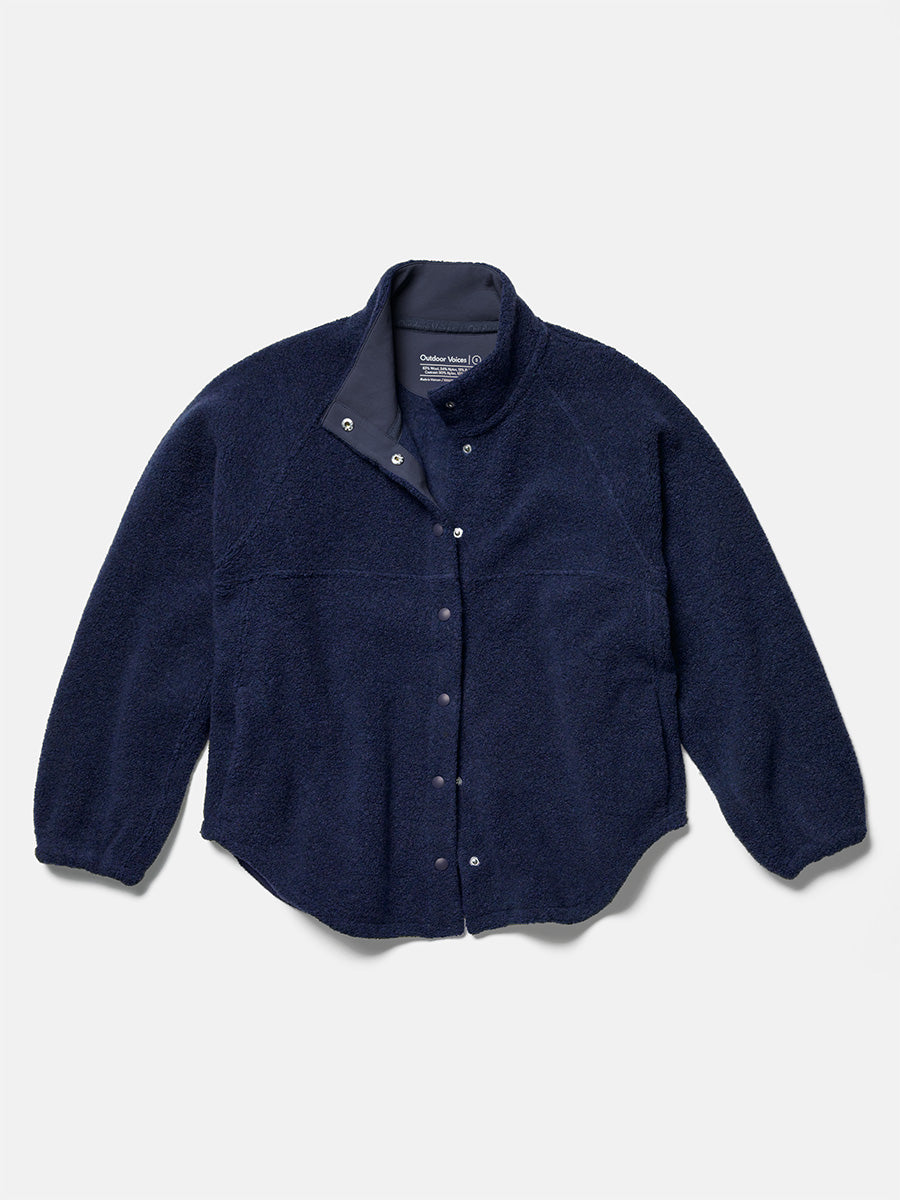 MegaFleece Snap Jacket Navy