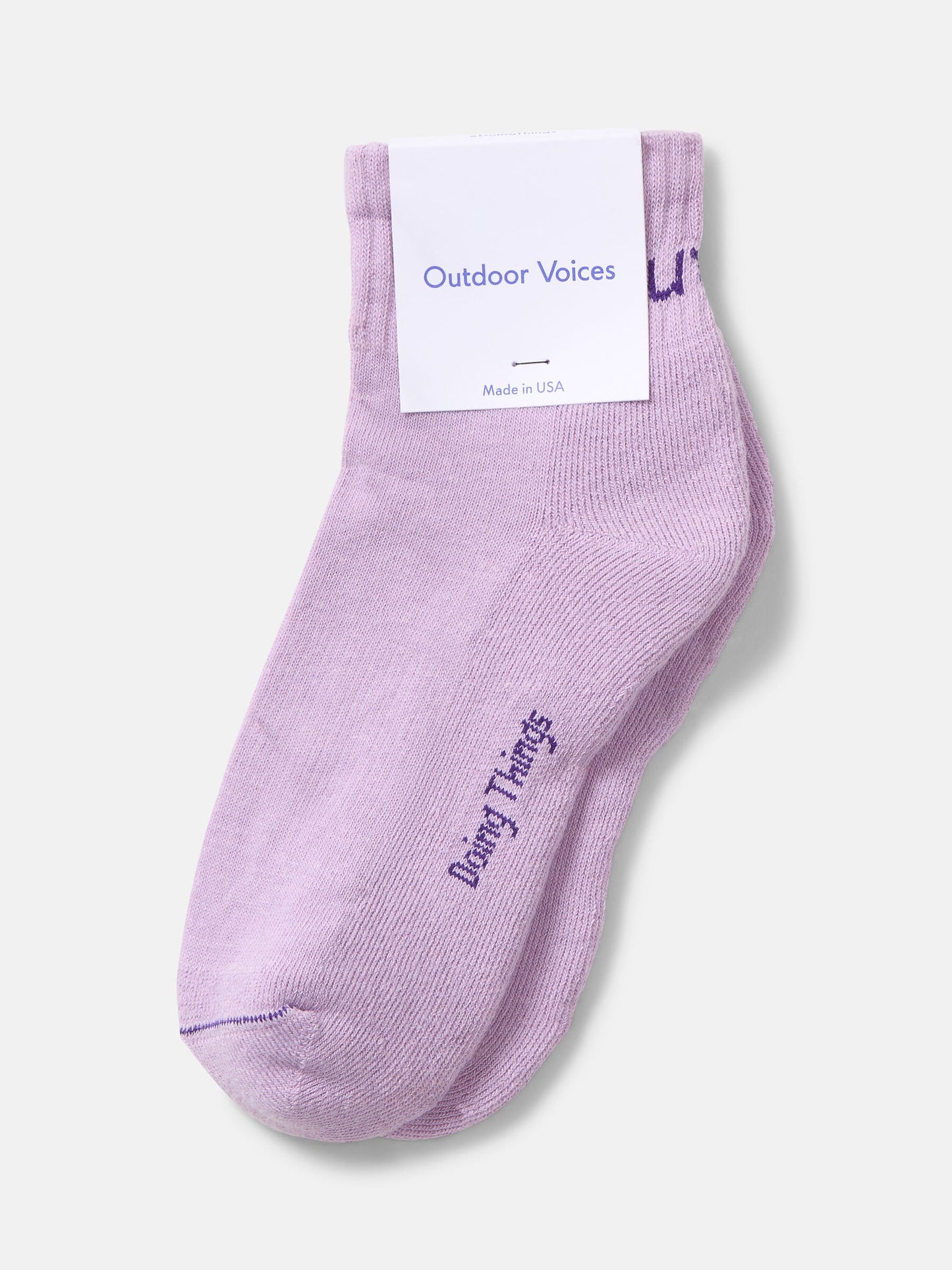 OV Rec Ankle Sock Pastel Lilac