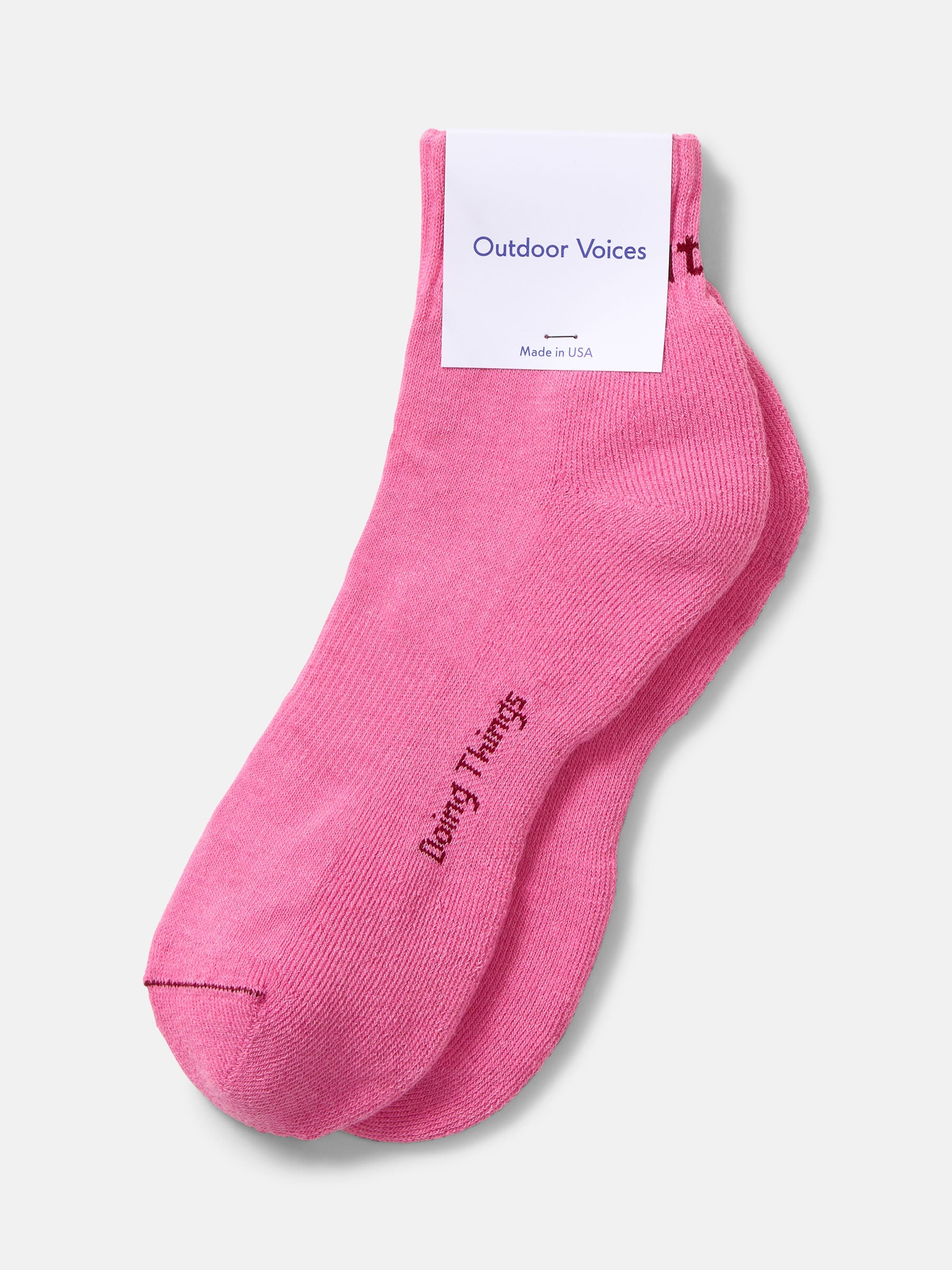 OV Rec Ankle Sock Bubblegum