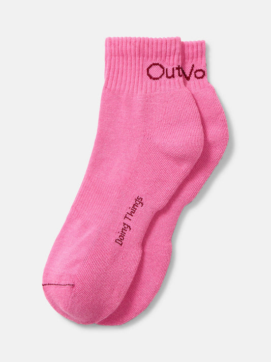 OV Rec Ankle Sock Bubblegum
