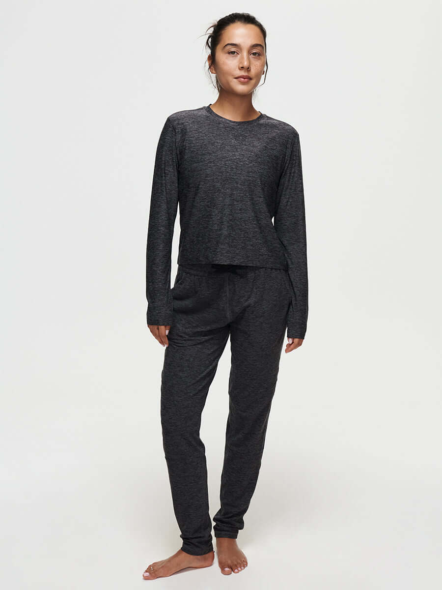 CloudKnit Boxy Longsleeve Charcoal