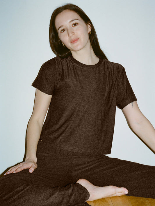 CloudKnit Boxy Shortsleeve Dark Bay