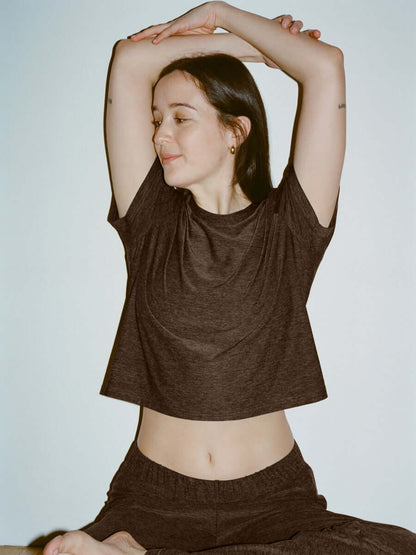 CloudKnit Boxy Shortsleeve Dark Bay