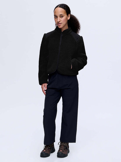 Candy Fleece Jacket Black