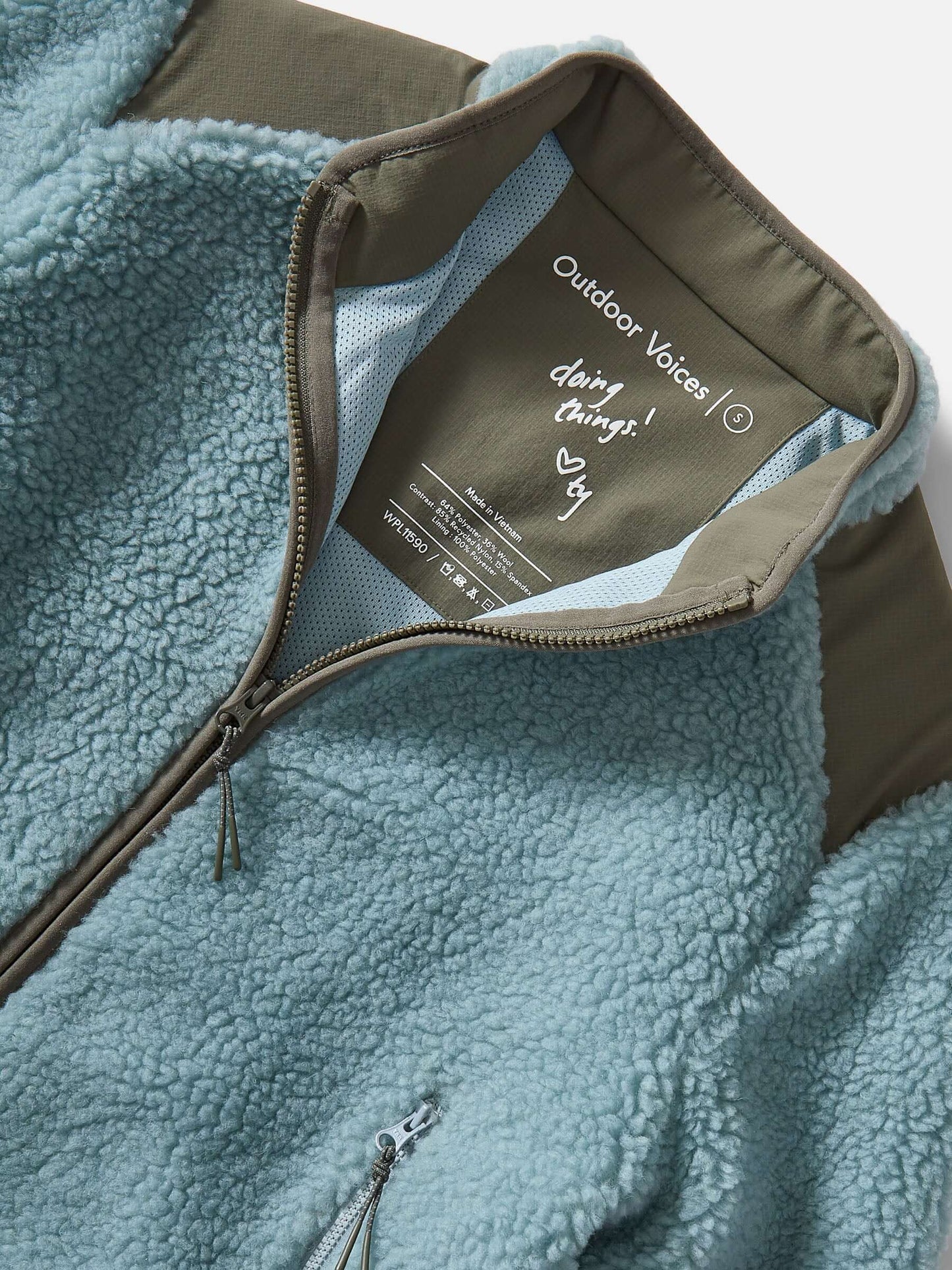 Candy Fleece Jacket Steel Multi
