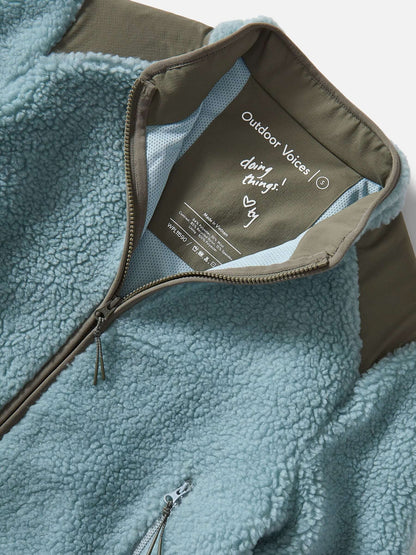 Candy Fleece Jacket Steel Multi