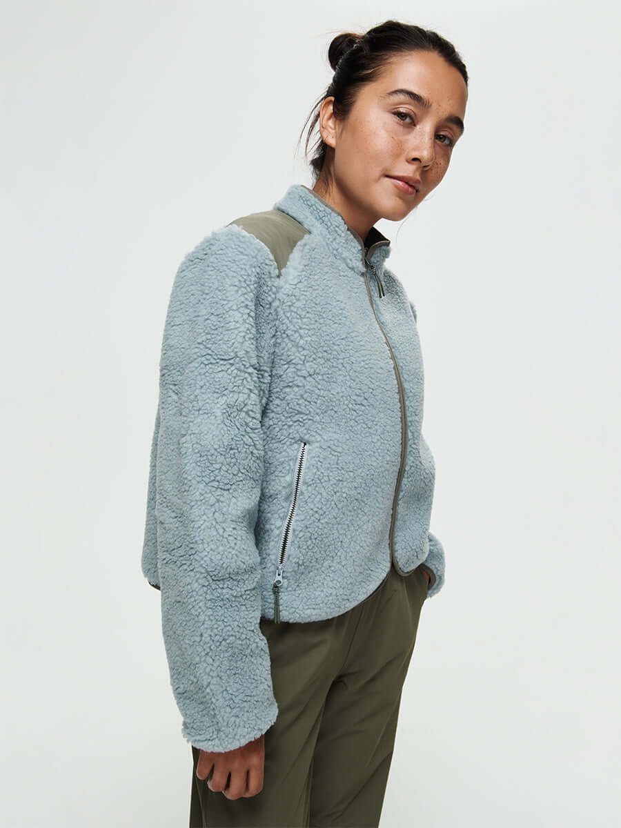 Candy Fleece Jacket Steel Multi