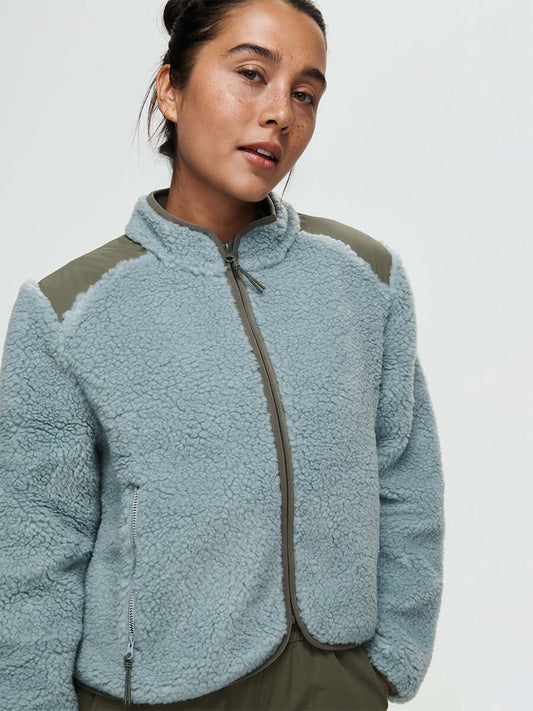 Candy Fleece Jacket Steel Multi