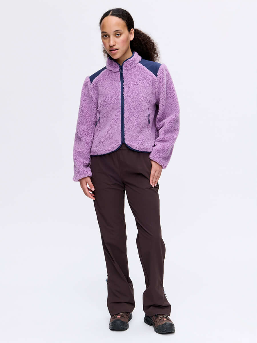 Candy Fleece Jacket Orchid Multi