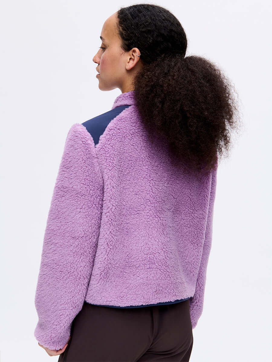 Candy Fleece Jacket Orchid Multi